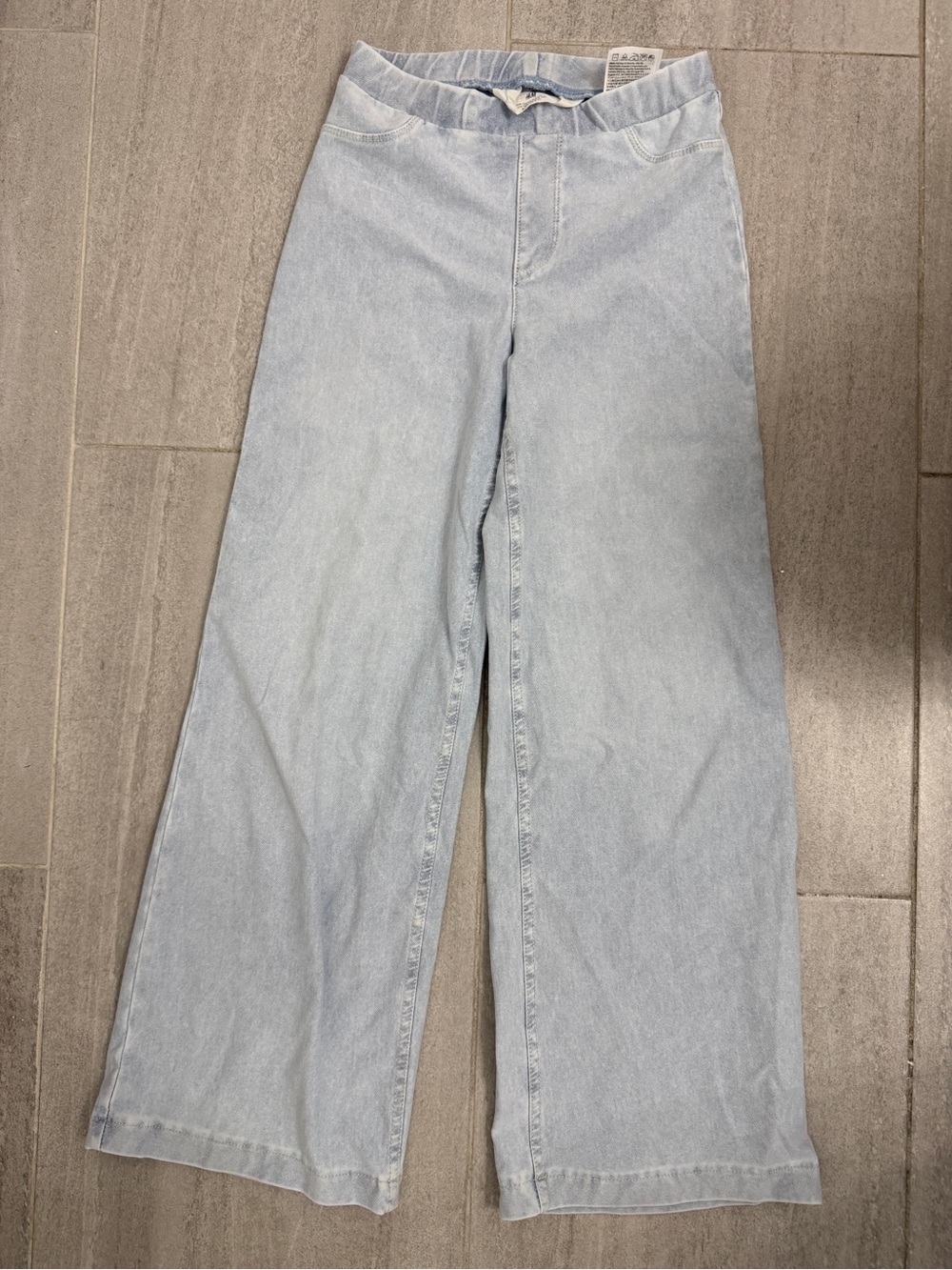 H&M Light Blue Wide-Leg Kids Jeans